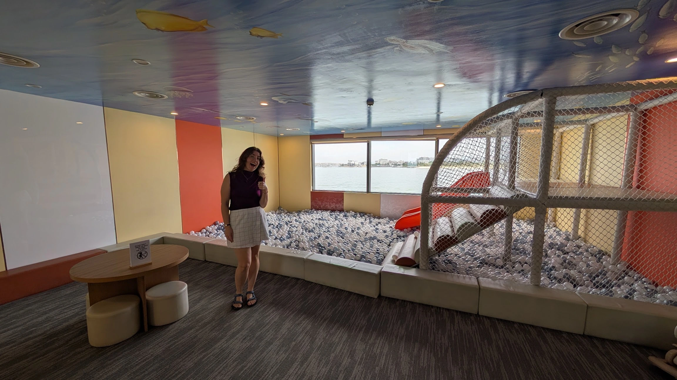 Family play area on a Ha Long Bay Cruise in Vietnam