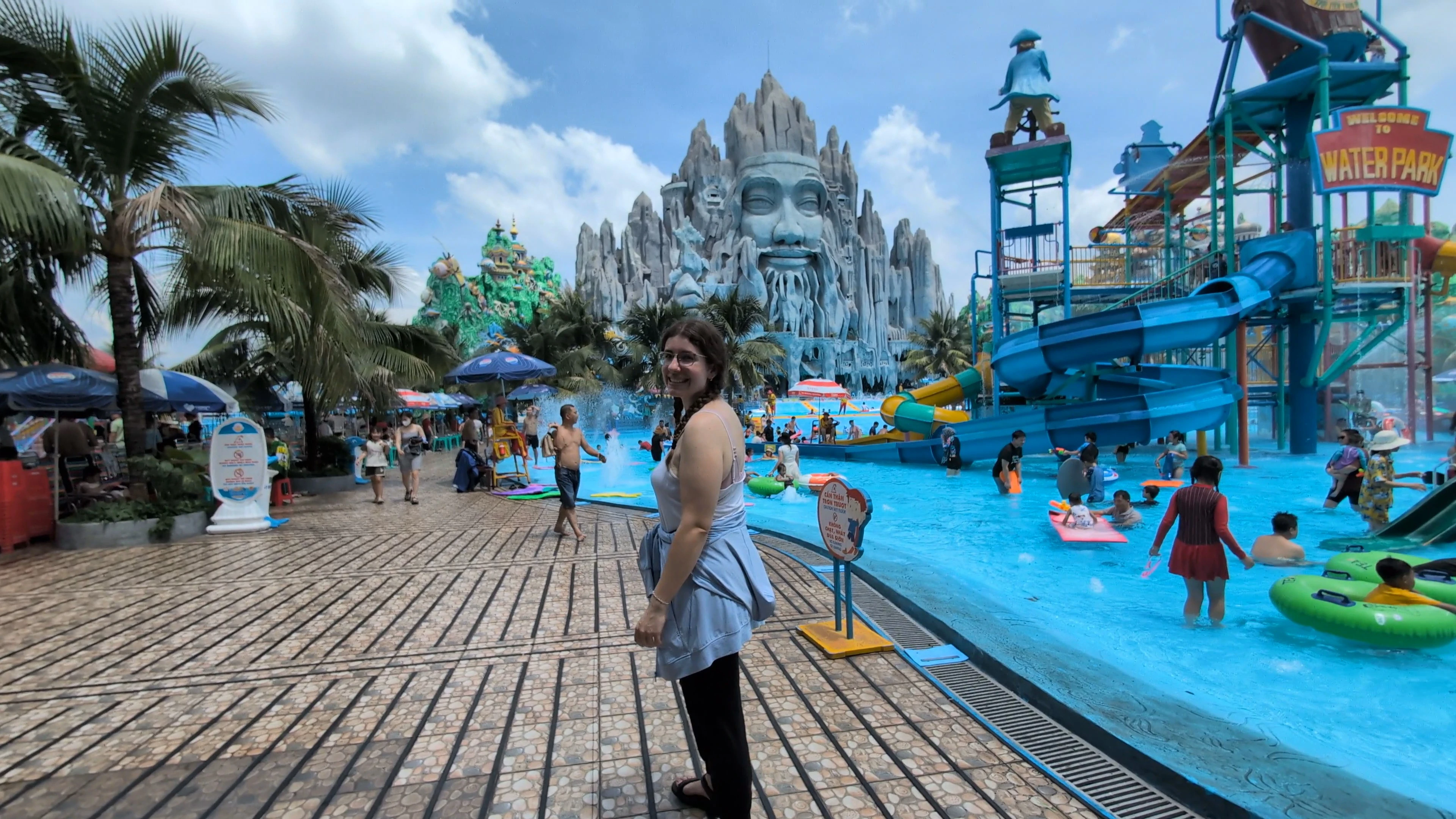 Huge themed water park in Vietnam