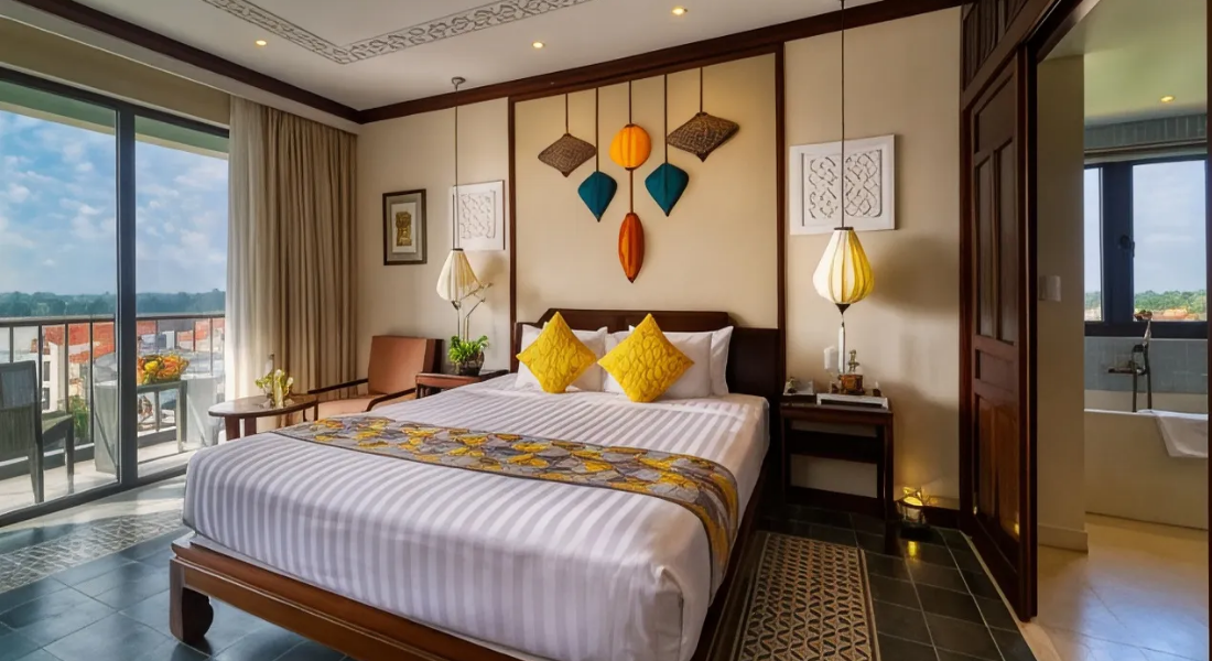 Modern Vietnam hotel room
